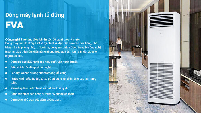 Máy lạnh tủ đứng Daikin FVA100AMVM 4HP