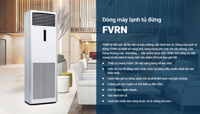 Máy lạnh tủ đứng Daikin FVRN160BXV1V 6HP