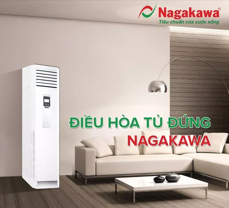 Máy lạnh tủ đứng 5HP Nagakawa giá dưới 35 triệu