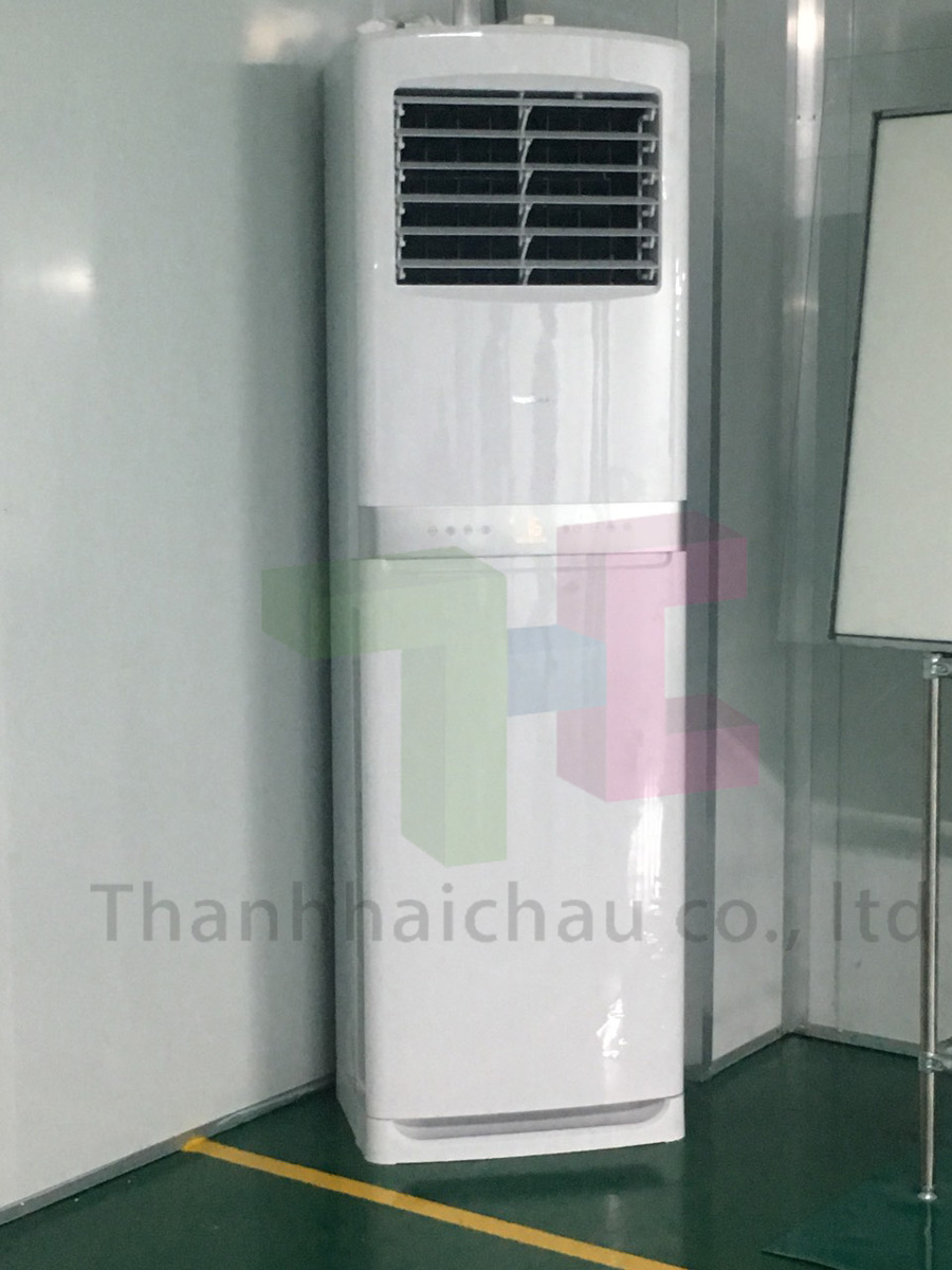 Thi công máy lạnh tủ đứng Nagakawa cho phòng khám