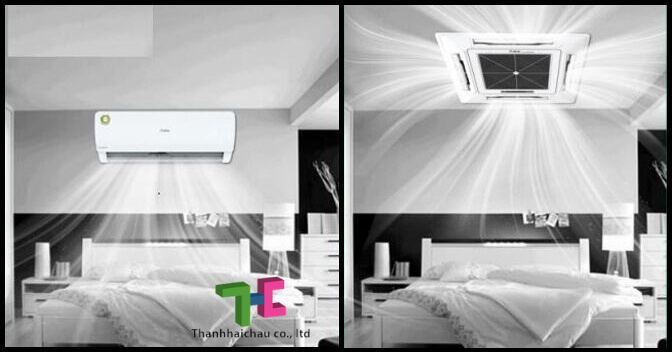 Máy lạnh âm trần hay máy lạnh treo tường sẽ thích hợp cho phòng ngủ?