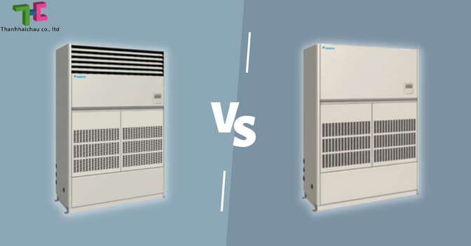 So sánh ưu - nhược điểm 2 dòng máy lạnh đứng công nghiệp của Daikin
