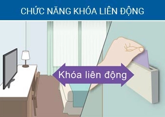 Chức năng khóa liên động giúp tiết kiệm năng lượng