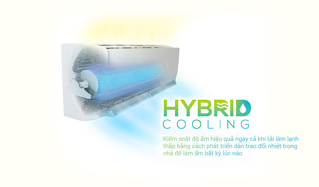 Hybrid Cooling giúp kiểm soát đồng thời nhiệt độ và độ ẩm