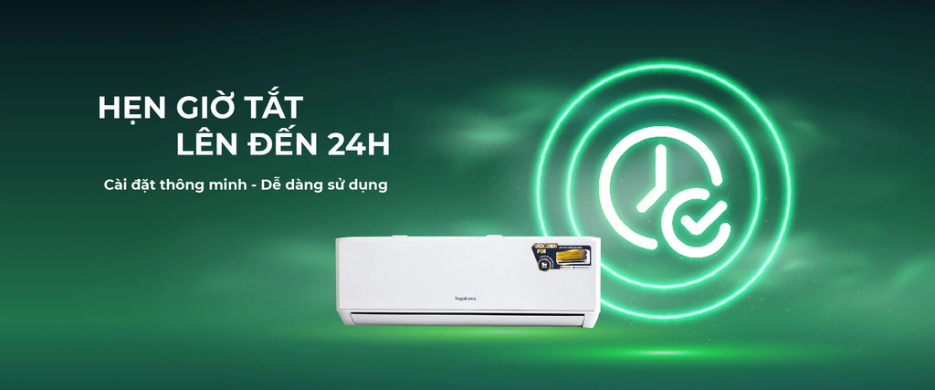 Máy lạnh Nagakawa NS-C09R2T30 treo tường 1 HP 9000 Btu