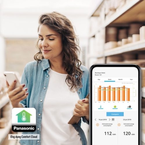 Điều khiển điều hòa mọi nơi bằng thiết bị di động qua ứng dụng Panasonic Comfort Cloud