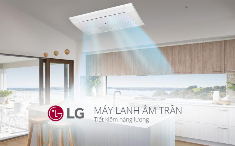 Máy lạnh âm trần LG mang lại luồng gió dễ chịu